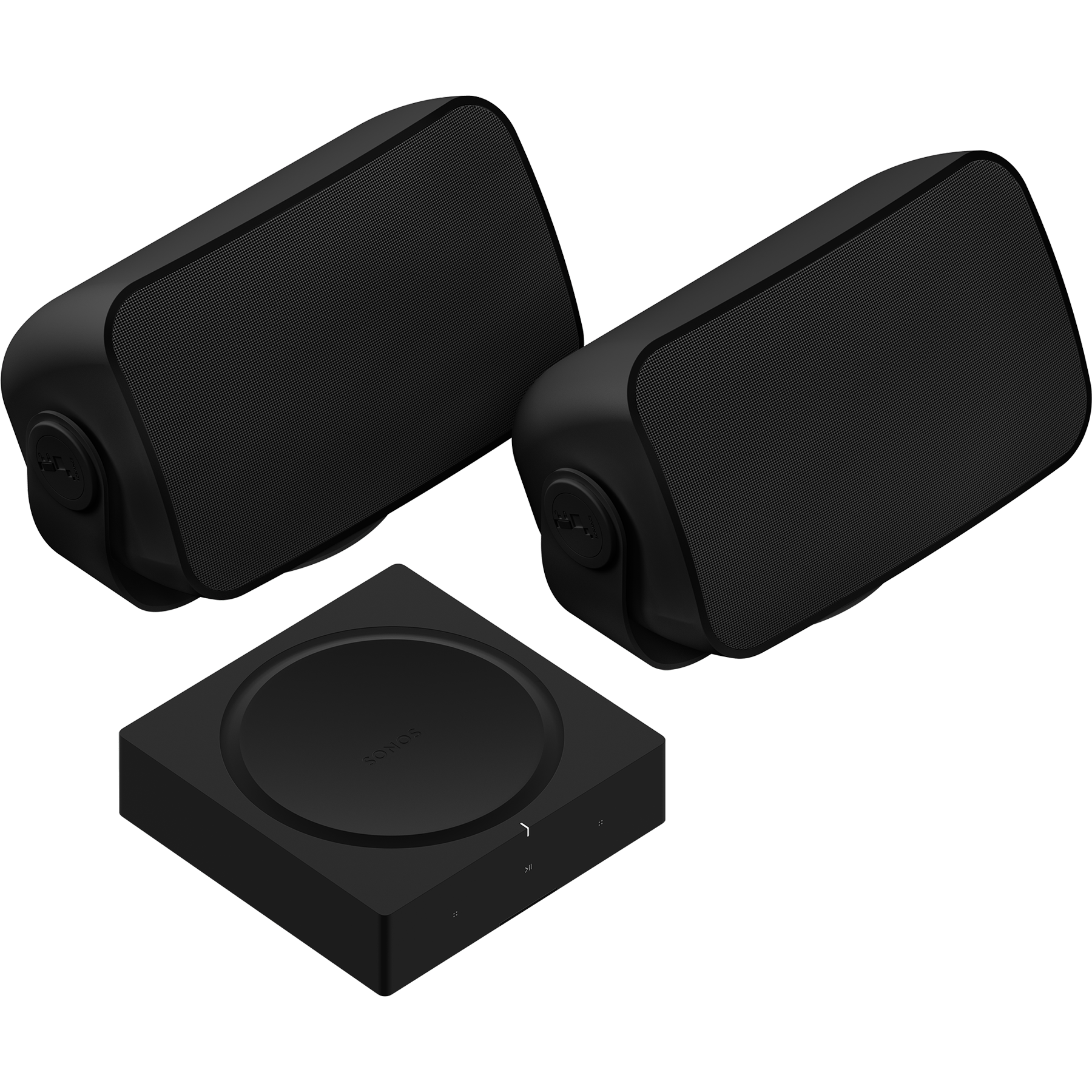 Sonos Outdoor Set - Amp com par de caixas externas a prova de intemperie