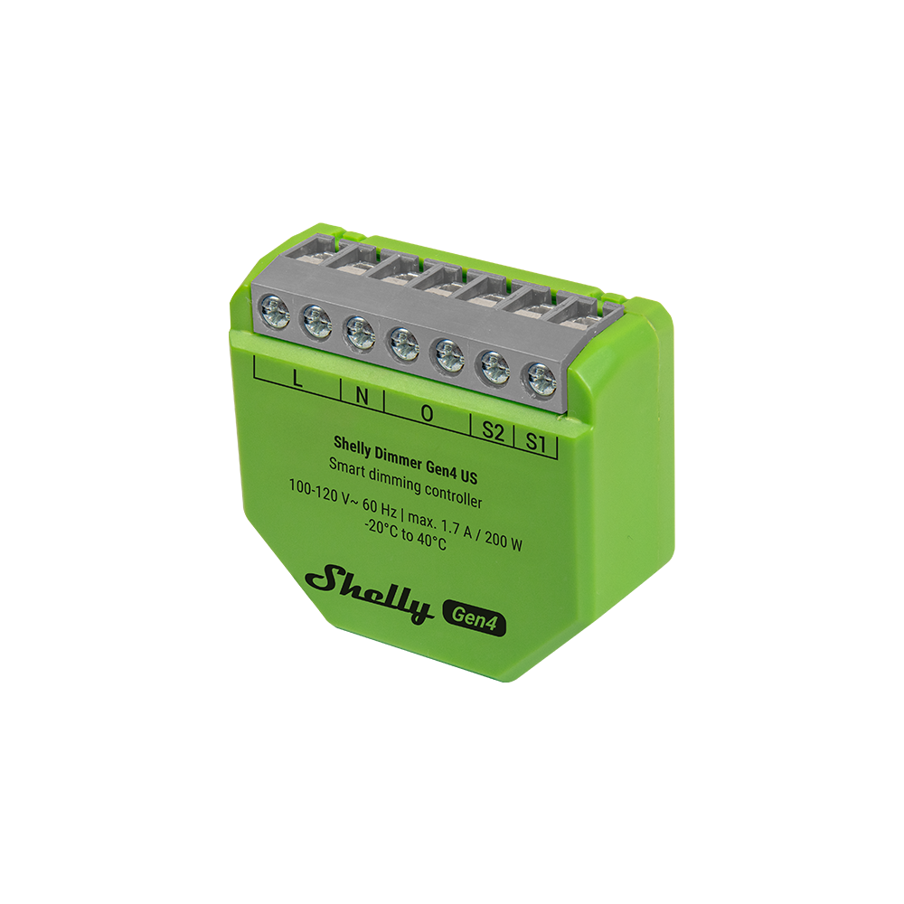 Shelly Dimmer Gen4 US - dimmer certificado Matter